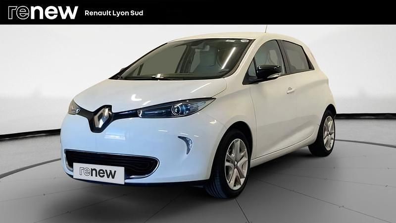 Blanc Utilisé 2019 Renault Zoe Zen Citadine | 8 999 € (Prix juste) - Image 1/4
