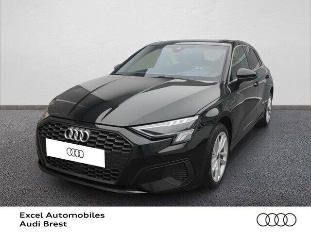 Noir mythe métallisé Utilisé 2024 Audi A3 Sportback e-tron Business Berline | 38 900 € (Prix assez cher) - Image 1/4