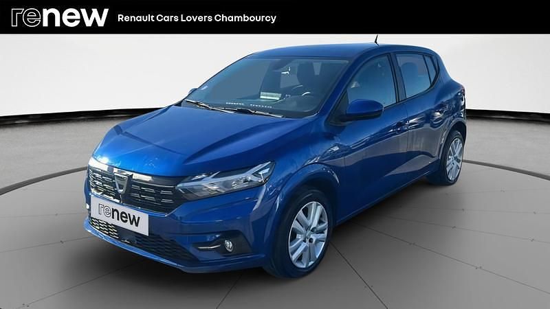 Bleu Utilisé 2022 Dacia Sandero Comfort Citadine | 13 180 € - Image 1/4