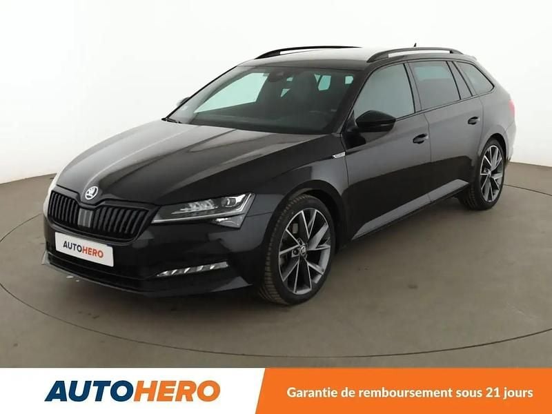 Noir Utilisé 2021 Skoda Superb SportLine Break | 28 990 € (Prix assez cher) - Image 1/2