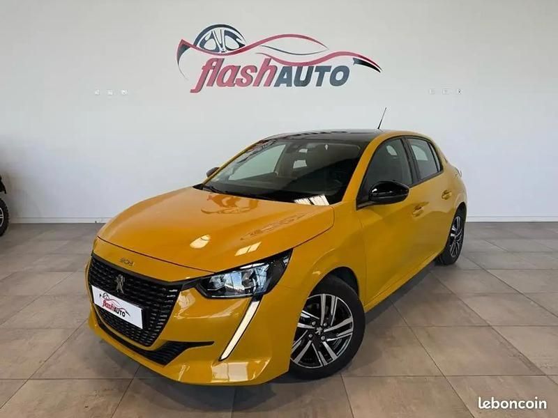 Jaune Utilisé 2020 Peugeot 208 Allure Citadine | 9 900 € (Bon prix) - Image 1/4