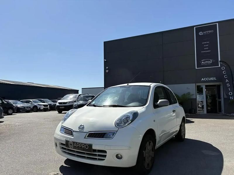Blanc Utilisé 2009 Nissan Micra Acenta Citadine | 5 500 € - Image 1/4