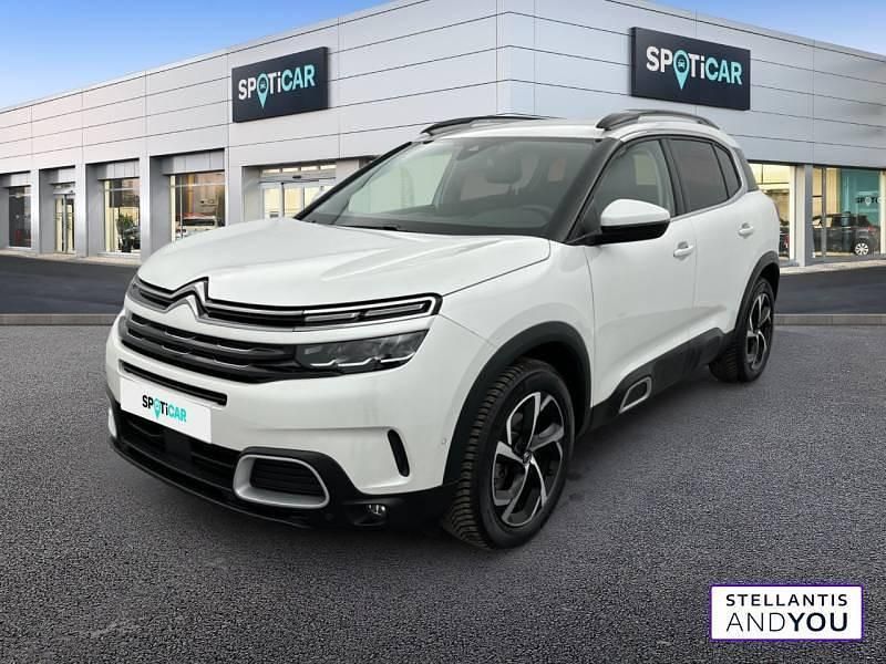 Blanc Utilisé 2022 Citroën C5 Aircross PureTech SUV | 18 990 € (Prix juste) - Image 1/4