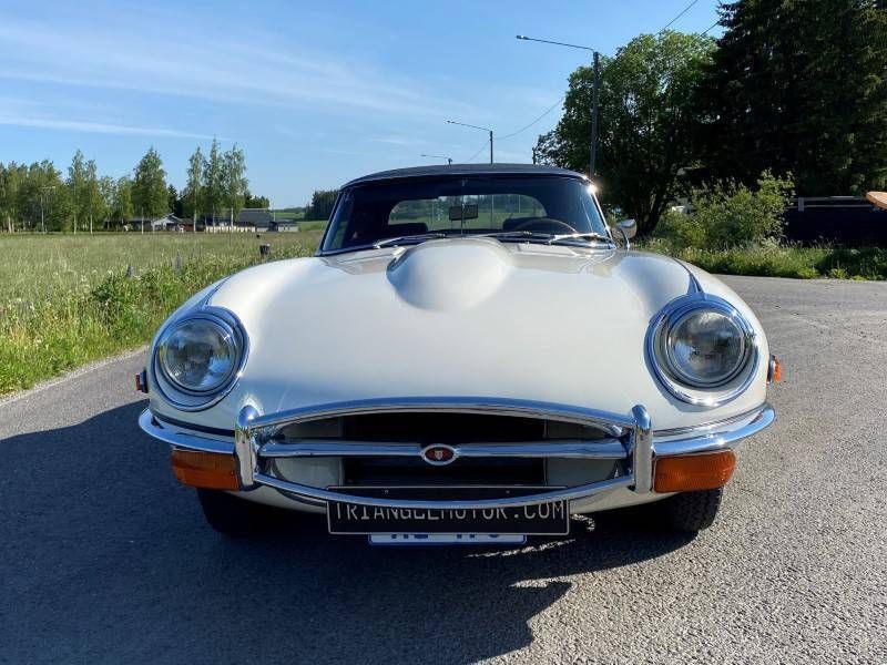 Occasion Jaguar E-Type 265 ch (194 kW) 1970 Blanc Cabriolet