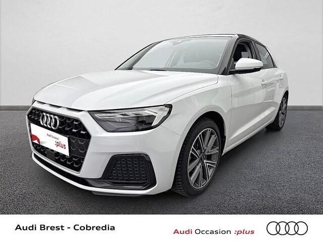 Blanc glacier métallisé Utilisé 2022 Audi A1 Sportback Advanced Plus Citadine | 21 490 € (Prix juste) - Image 1/4
