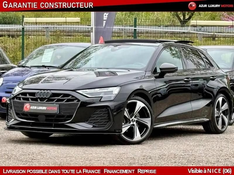 Noir Occasion 2024 Audi A3 S-Line Berline | 45 990 € - Image 1/4