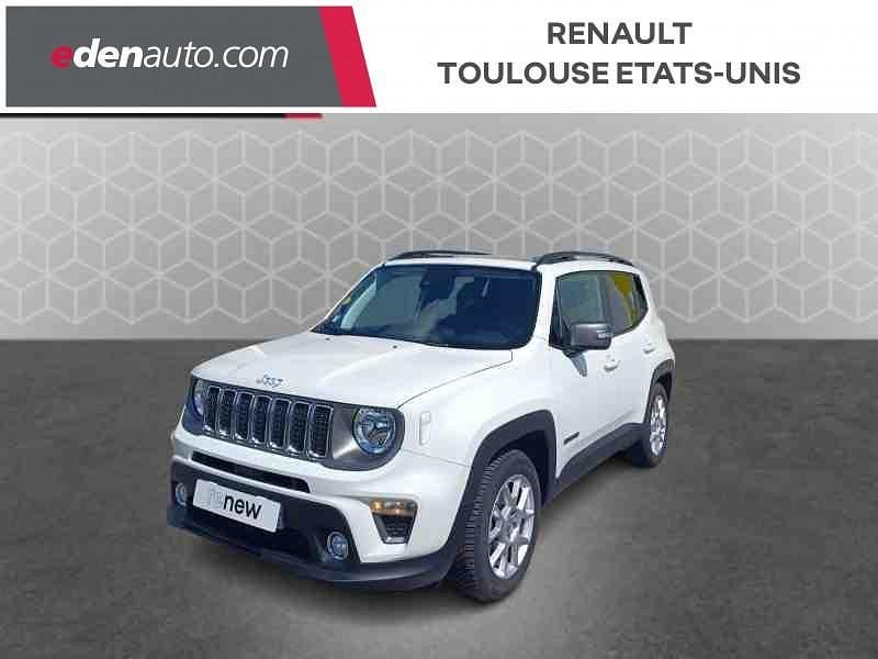 Blanc Utilisé 2019 Jeep Renegade Limited SUV | 15 990 € (Prix juste) - Image 1/4