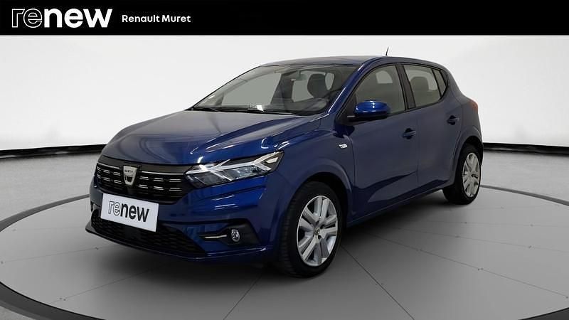 Bleu Utilisé 2021 Dacia Sandero Comfort Citadine | 11 450 € (Prix juste) - Image 1/4