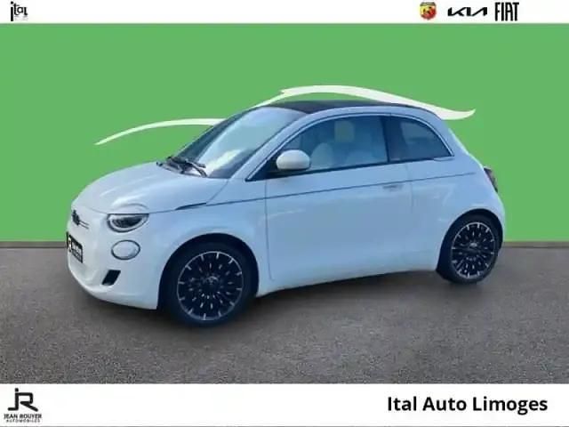 Blanc Occasion 2023 Fiat 500C La Prima Cabriolet | 24 990 € - Image 1/4