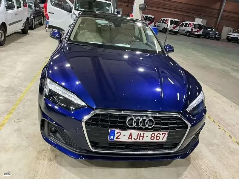 Bleu Utilisé 2021 Audi A5 Sportback Sport Berline | 30 590 € (Bon prix) - Image 1/2