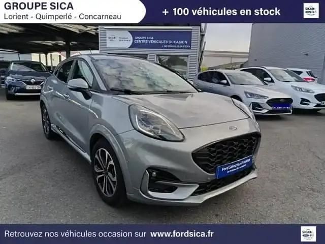 Gris Occasion 2023 Ford Puma ST-Line SUV | 20 990 € (Prix assez cher) - Image 1/4