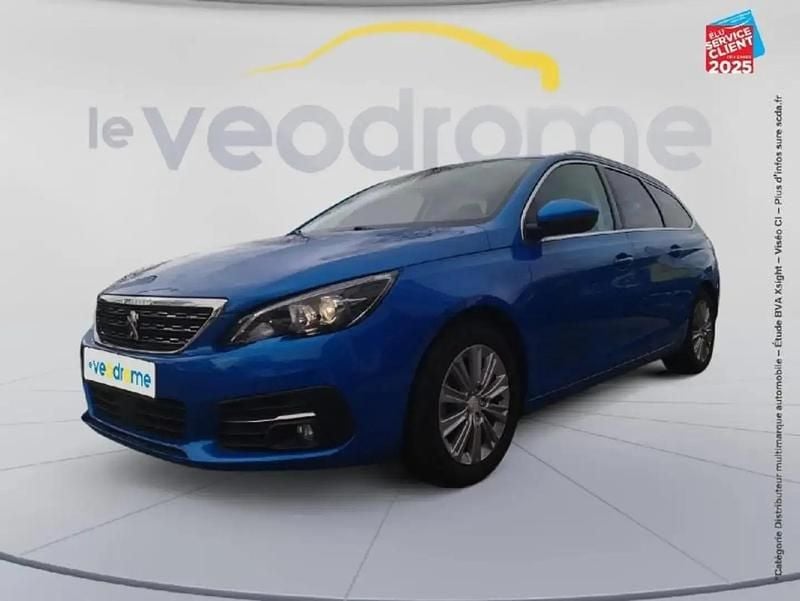 Bleu Occasion 2021 Peugeot 308 Allure Break | 14 499 € (Super prix) - Image 1/4