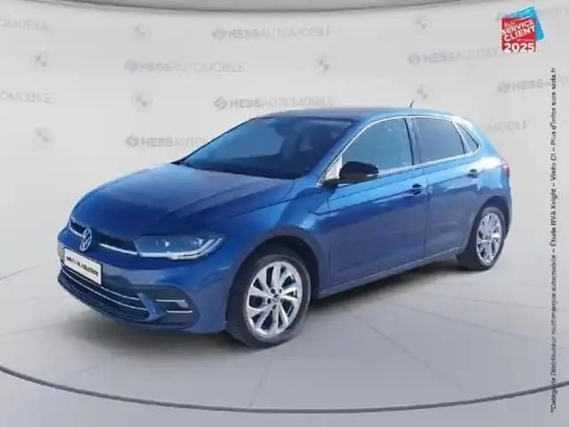 Bleu récif métallisé Utilisé 2022 VW Polo Style Berline | 18 999 € (Prix juste) - Image 1/4