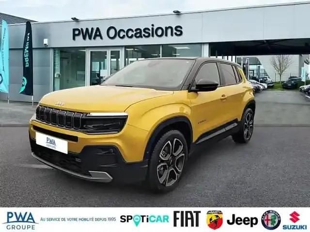Sun métallisé + toit volcano Occasion 2023 Jeep Avenger EV SUV | 22 990 € (Prix juste) - Image 1/4