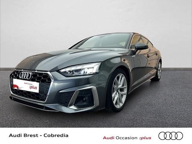 Gris daytona nacré Occasion 2022 Audi A5 Sportback S-Line Citadine | 35 990 € (Prix juste) - Image 1/4
