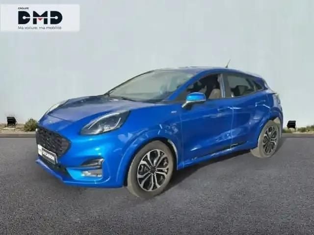 Bleu Utilisé 2021 Ford Puma ST-Line SUV | 16 990 € (Prix juste) - Image 1/4