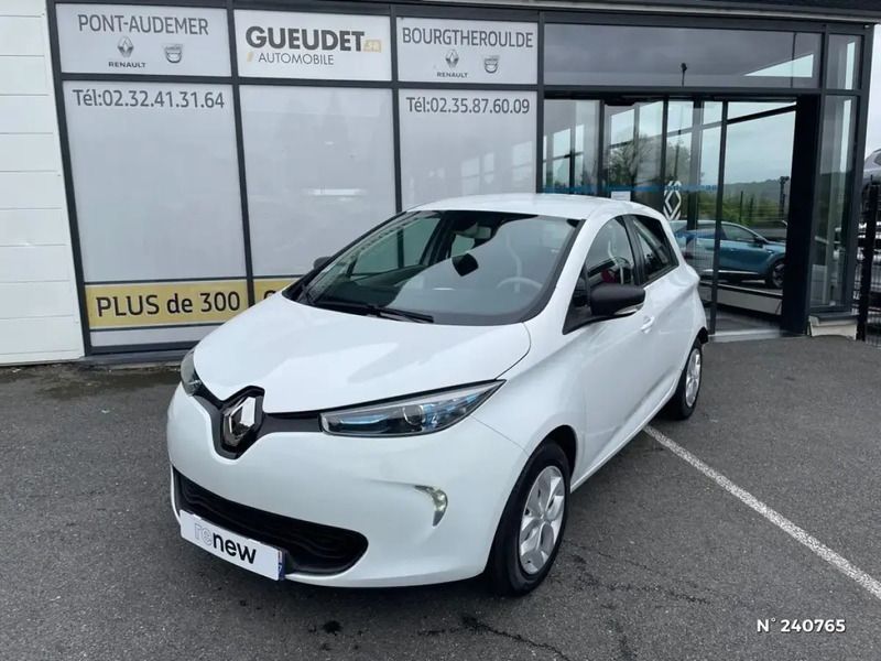 Blanc Utilisé 2018 Renault Zoe Life Citadine | 7 990 € (Prix juste) - Image 1/4