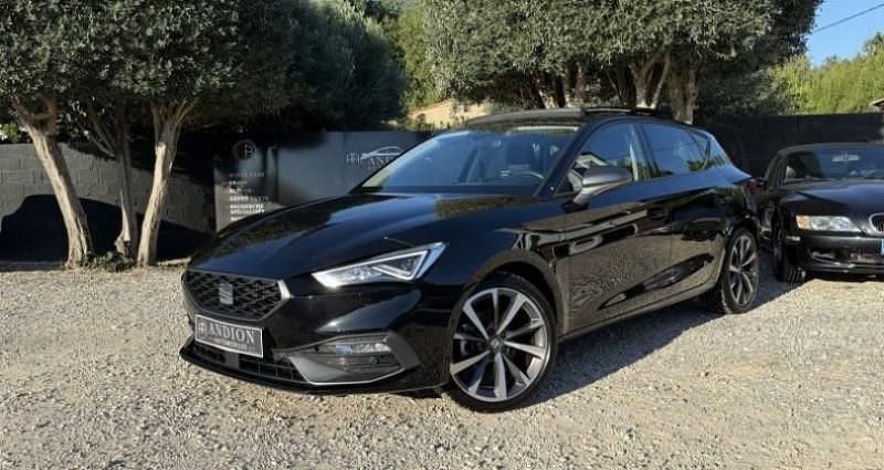Noir Utilisé 2021 Seat Leon FR Berline | 20 950 € (Prix juste) - Image 1/4