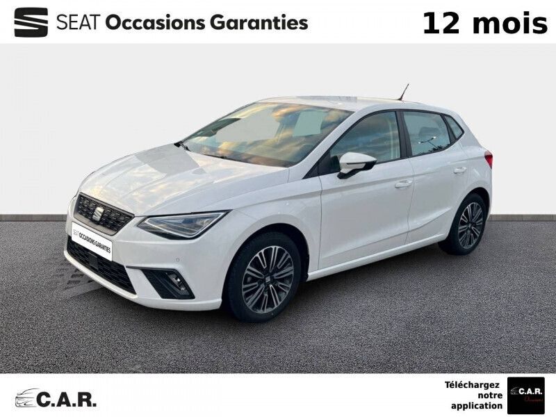 Blanc Utilisé 2022 Seat Ibiza Berline | 14 490 € (Bon prix) - Image 1/4