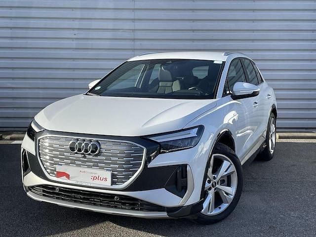Occasion Audi Q4 e-tron S-Line 150 kW (204 ch) 2023 Blanc glacier métallisé SUV