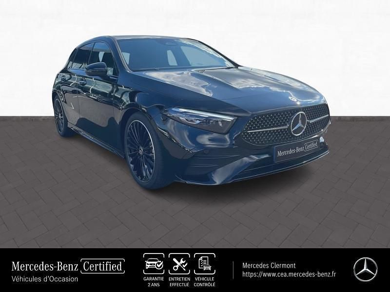 Occasion Mercedes A200 AMG line 150 ch (110 kW) 2025 Noir cosmos métallisé Berline