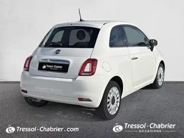 Blanc Occasion 2020 Fiat 500 Lounge Citadine | 10 846 € (Bon prix) - Image 1/3
