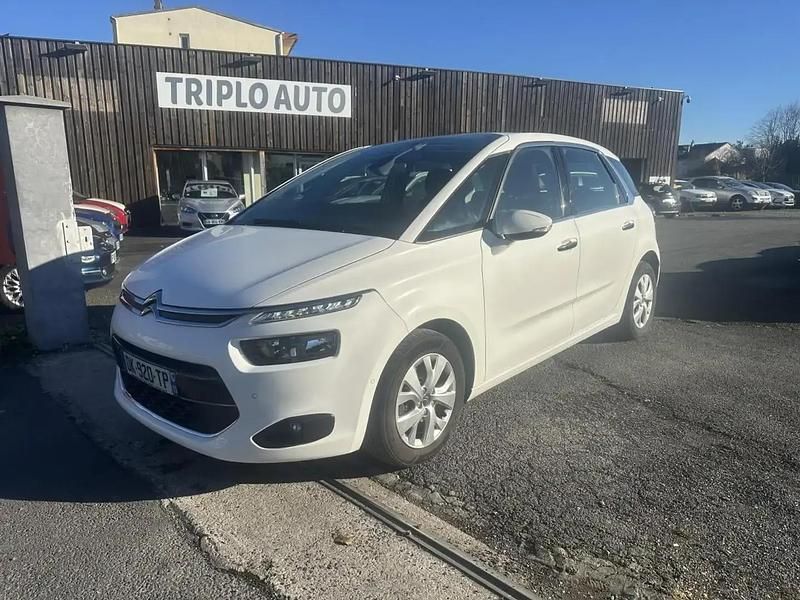 Blanc Utilisé 2014 Citroën C4 Picasso Intensive Monospace | 8 490 € (Prix juste) - Image 1/4