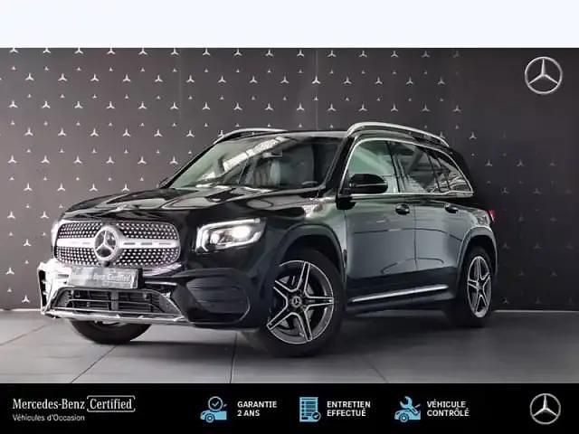 Noir Occasion 2022 Mercedes GLB200 AMG line SUV | 42 900 € - Image 1/4