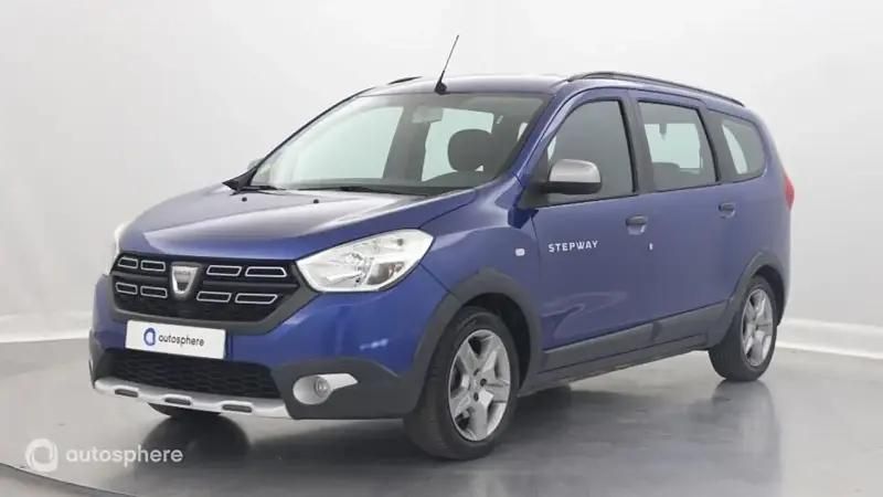 Bleu Utilisé 2021 Dacia Lodgy Stepway Monospace | 15 999 € (Prix juste) - Image 1/4