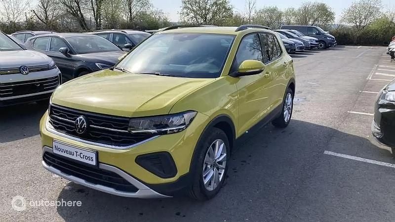 Jaune Occasion 2025 VW T-Cross Edition SUV | 22 190 € (Bon prix) - Image 1/4