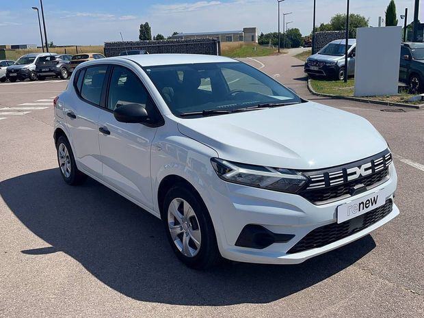 Blanc Utilisé 2023 Dacia Sandero Essentiel Citadine | 13 491 € (Bon prix) - Image 1/4