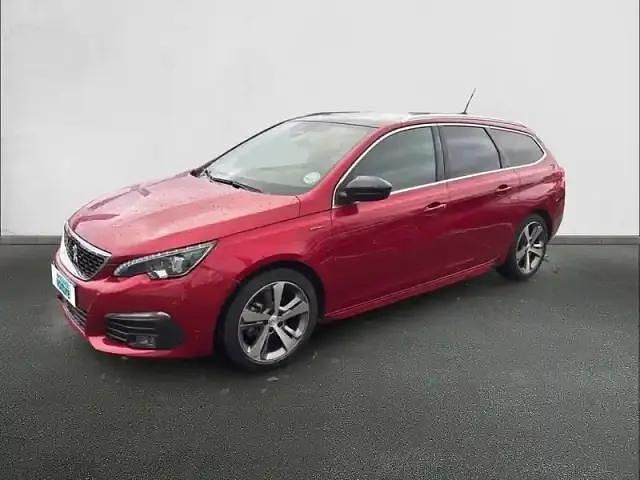Rouge Utilisé 2019 Peugeot 308 S Break | 13 490 € (Bon prix) - Image 1/4