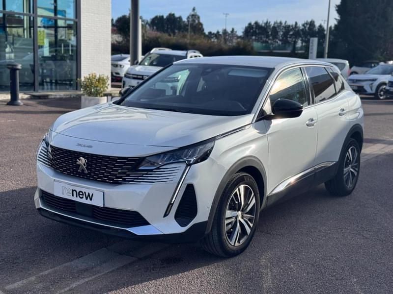Blanc Utilisé 2022 Peugeot 3008 Allure SUV | 20 890 € (Prix juste) - Image 1/4