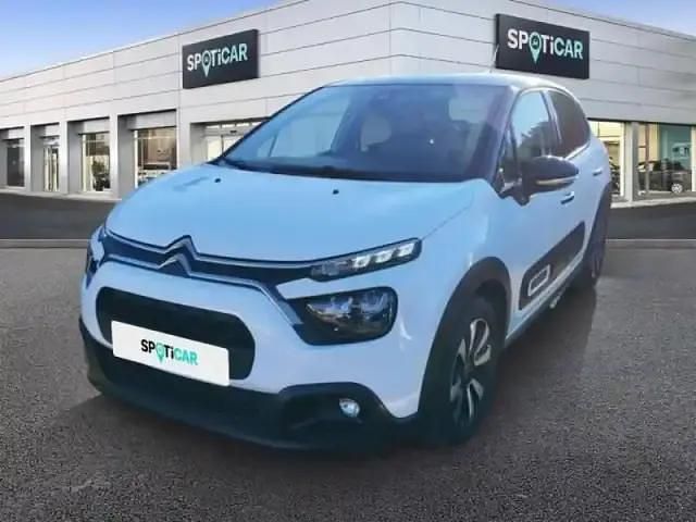 Blanc banquise (o) noir perla nera Occasion 2023 Citroën C3 PureTech Berline | 10 669 € (Super prix) - Image 1/4