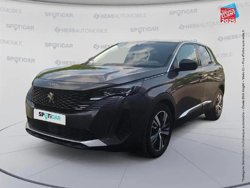 Gris Utilisé 2021 Peugeot 3008 Allure SUV | 20 999 € (Bon prix) - Image 1/4
