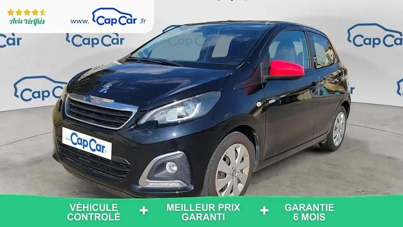 Noir Utilisé 2016 Peugeot 108 Citadine | 6 500 € (Prix juste) - Image 1/4