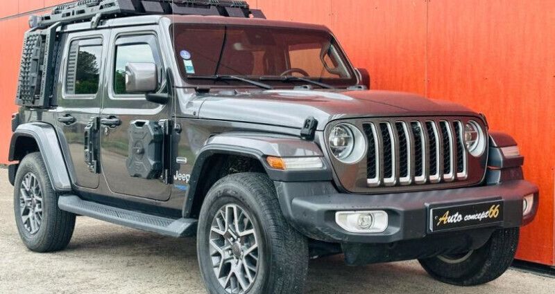 Gris Utilisé 2022 Jeep Wrangler Overland SUV | 59 900 € (Prix juste) - Image 1/4