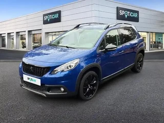 Bleu Utilisé 2019 Peugeot 2008 GT-line SUV | 12 799 € (Bon prix) - Image 1/4