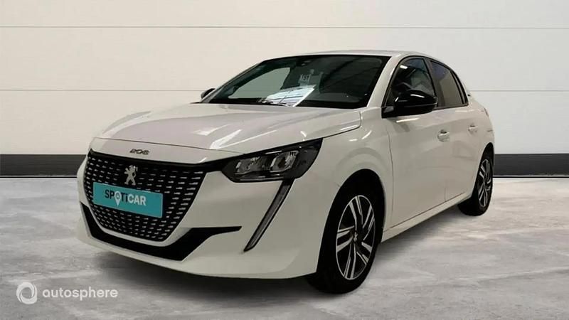 Blanc Utilisé 2023 Peugeot 208 Style Citadine | 13 999 € (Prix juste) - Image 1/4