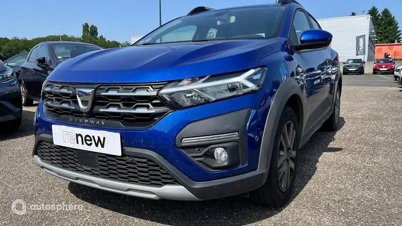 Bleu Utilisé 2022 Dacia Sandero Comfort Citadine | 13 799 € (Prix juste) - Image 1/4