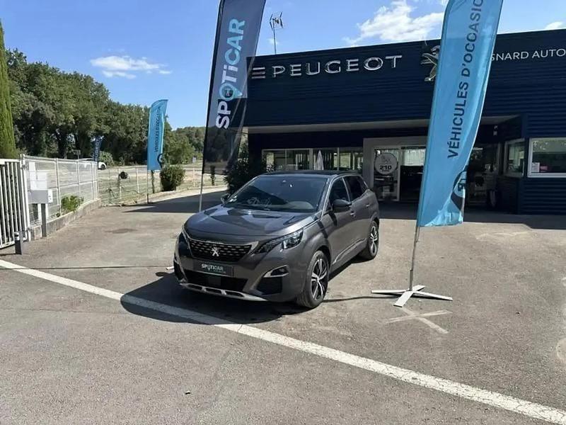Noir Utilisé 2017 Peugeot 3008 GT-line SUV | 14 990 € (Prix juste) - Image 1/4