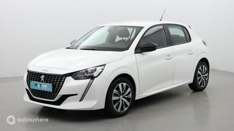 Blanc Utilisé 2023 Peugeot 208 Active Citadine | 13 699 € (Prix juste) - Image 1/4