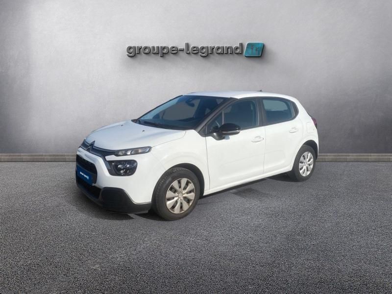 Blanc Utilisé 2021 Citroën C3 Live Citadine | 9 890 € (Bon prix) - Image 1/3