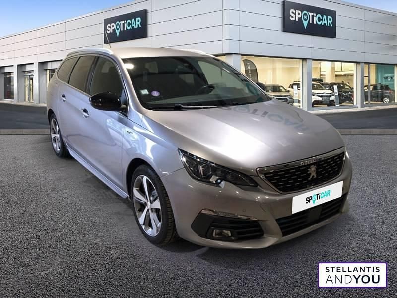 Gris Utilisé 2021 Peugeot 308 GT Break | 17 290 € (Bon prix) - Image 1/3