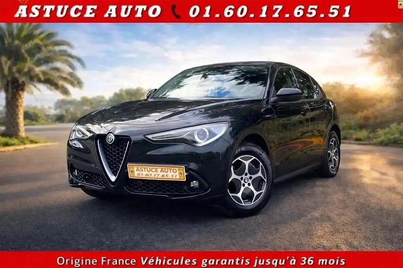 Noir Occasion 2021 Alfa Romeo Stelvio Super SUV | 17 489 € (Bon prix) - Image 1/4