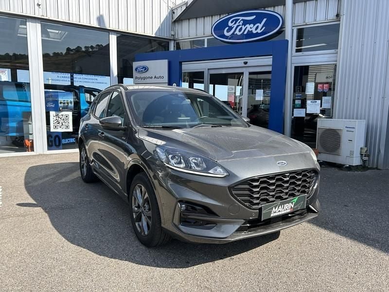 Gris Utilisé 2021 Ford Kuga Business Edition SUV | 27 400 € (Prix juste) - Image 1/4