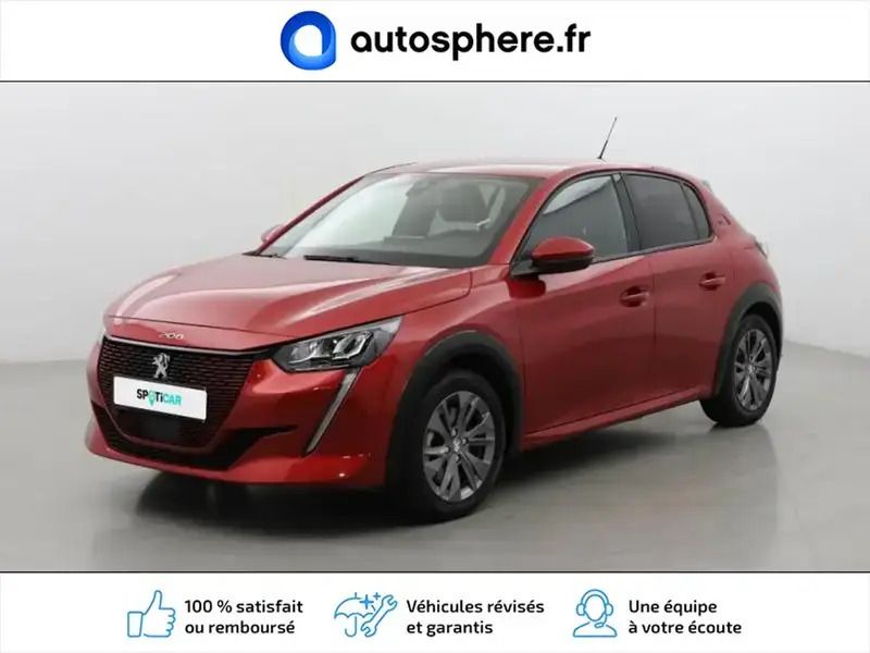 Jaune Utilisé 2021 Peugeot e-208 Allure Citadine | 15 499 € (Prix juste) - Image 1/4