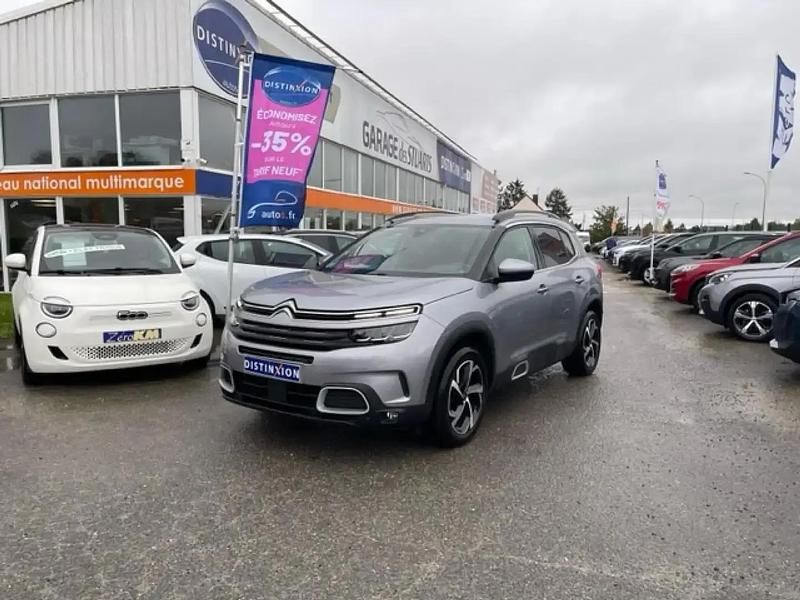 Gris Utilisé 2021 Citroën C5 Aircross Feel SUV | 22 980 € (Prix cher) - Image 1/4