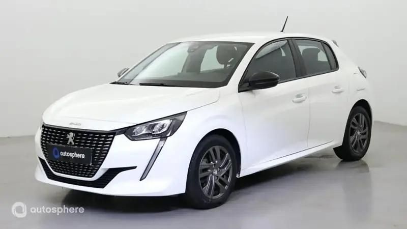 Blanc Utilisé 2022 Peugeot 208 Style Citadine | 13 499 € (Prix juste) - Image 1/4