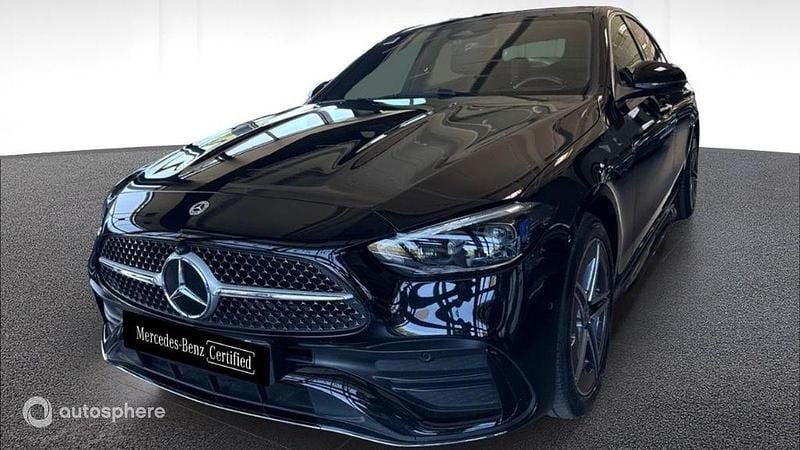 Noir Utilisé 2024 Mercedes C300e AMG line Berline | 45 290 € (Prix juste) - Image 1/4